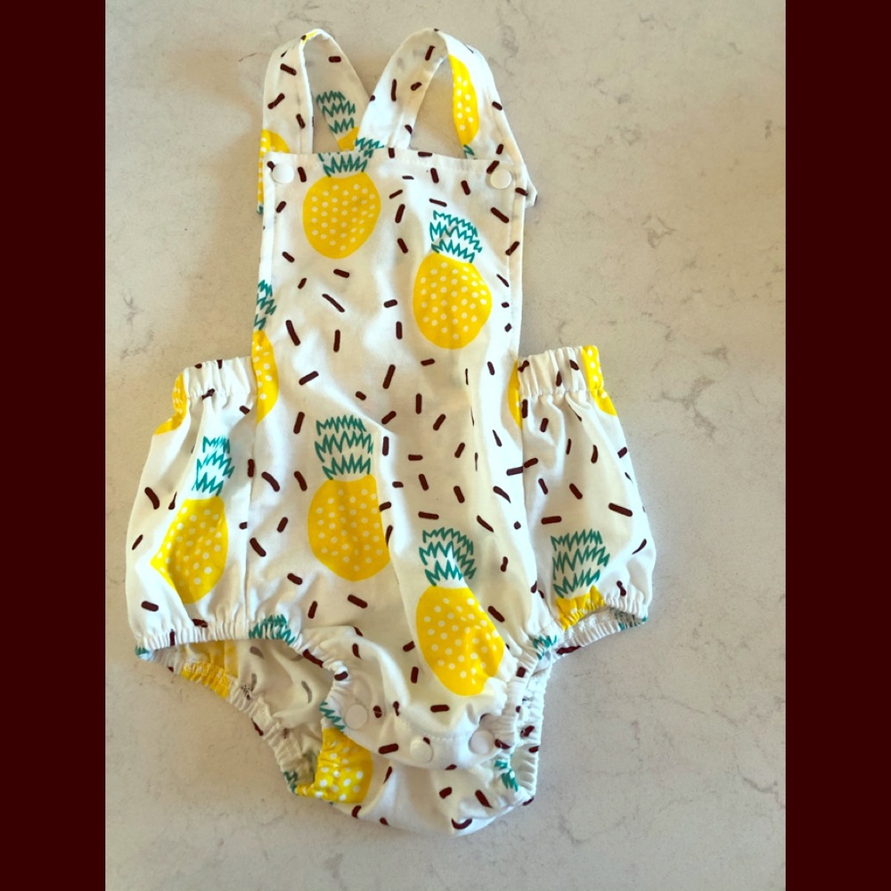 6-12 month girls romper